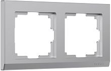 Рамка универсальная Werkel Stark 2-м. серебро картинка